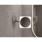 Fleurco - VIZO MAKEUP MIRROR/WALL MOUNTED/8''/SR FRAME&SQMIRROR/BLACK - Black
