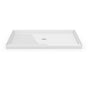 Fleurco - FLANGED BASE CENTER DRAIN/48x36/3-FLANGE/WHITE - White
