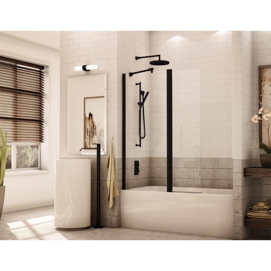 Fleurco - SIENA TUB/MATTE BLACK/CLEAR - Matte Black