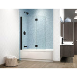 Fleurco - SIENA DUO TUB/MATTE BLACK/CLEAR - Matte Black