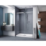 Fleurco - APOLLO IN LINE 72''W / CHROME / LEFT / SEKUR+ - Chrome