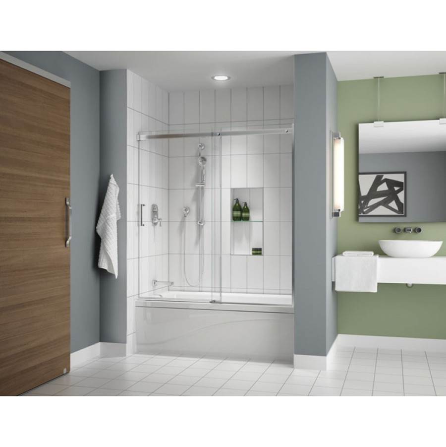 Fleurco - APOLLO TUB 60'' / CHROME / LEFT / SEKUR+ - Chrome
