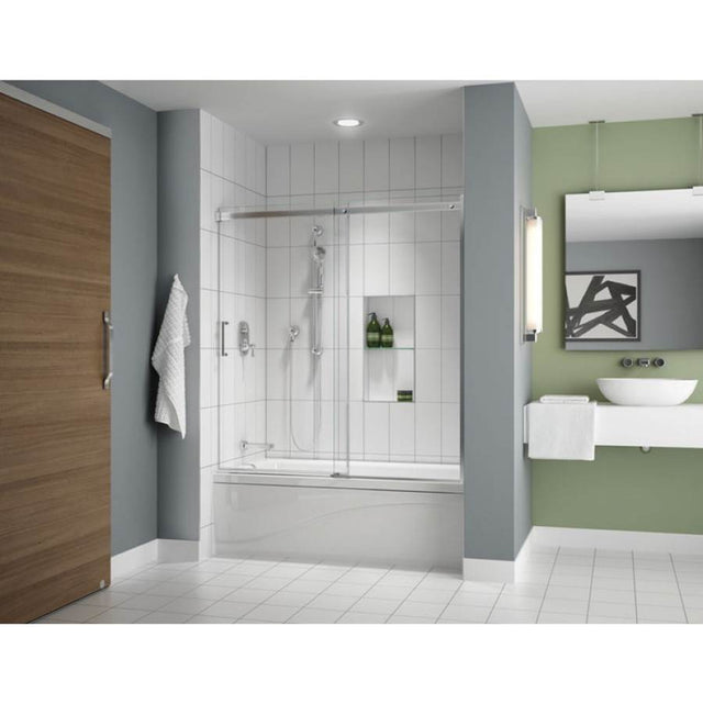 Fleurco - APOLLO TUB 60'' / CHROME / LEFT / SEKUR+ - Chrome