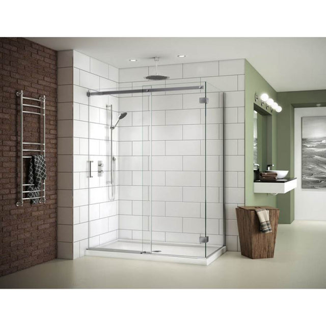 Fleurco - APOLLO 2-SIDED CW/60x36/L INL x R RET/CHROME/SEKUR+ - Chrome