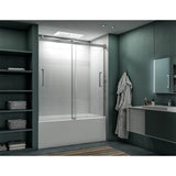 Fleurco - MERCURY TUB 60''W/BRUSHED NICKEL/LEFT/SEKUR+ - Brushed Nickel