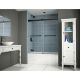 Fleurco - GEMINI PLUS TUB 60''/MATTE BLACK/10MM/SEKUR+ - Matte Black