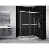 Fleurco - GEMINI PLUS 2 SIDED/48 X 36 LEFT/BRUSHED NICKEL/10MM/SEKUR+ - Brushed Nickel