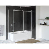 Fleurco - SKYLINE TUB 65 x 32/BRUSHED NICKEL/LEFT/SEKUR+ - Brushed Nickel