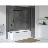 Fleurco - SKYLINE TUB 60 x 32/MATTE BLACK/RIGHT/SEKUR+ - Matte Black