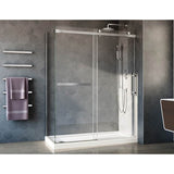 Fleurco - NOVARA PLUS 2 SIDED/60Lx32R/CHROME/TOWEL BAR/SEKUR+ - Chrome