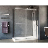 Fleurco - NOVARA PLUS 2 SIDED/60Lx32R/BRUSHED NICKEL/TOWEL BAR/SEKUR+ - Brushed Nickel