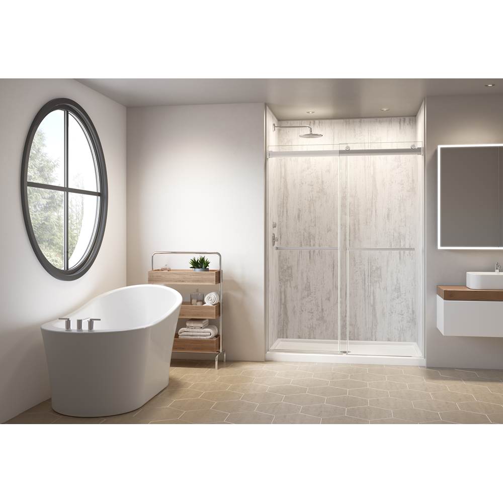 Fleurco - FIBO ALCOVE WALL PANEL KIT 72X38 |SHABBY CHIC - Shabby Chic