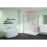 Fleurco - FIBO 2 SIDED WALL PANEL KIT 48X38 | WHITE MARBLE - White Marble