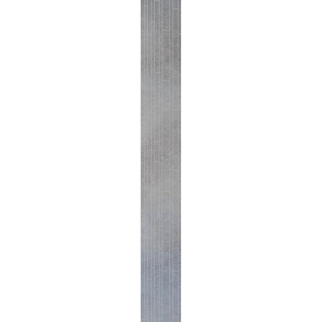 Fleurco - Fibo wall accent panel, 12.6 x 94.5,GREY 4943, click 2 sides