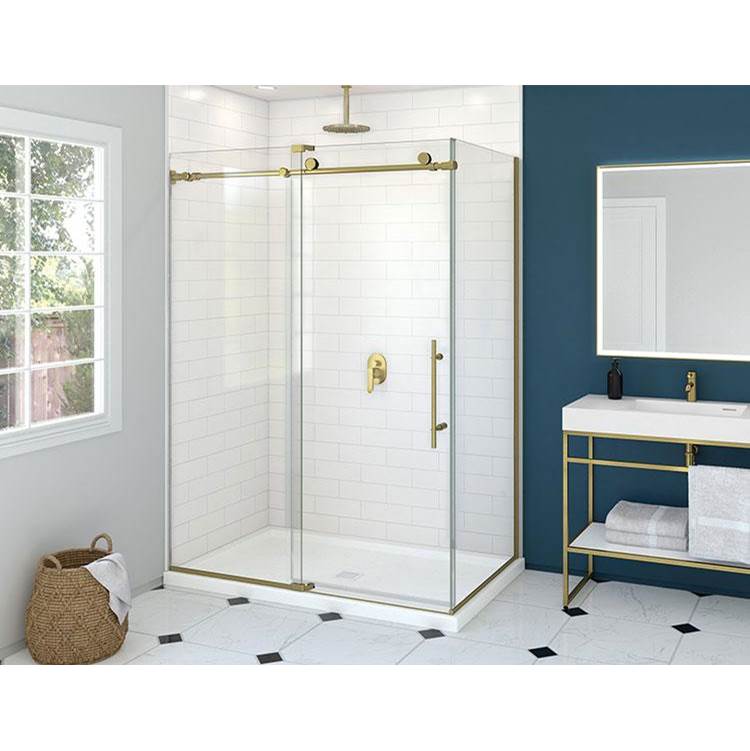 Fleurco - K2 SELECT 2-SIDED/69X36/LEFT/POLISHED STAINLESS/SEKUR+ - Polished Stainless