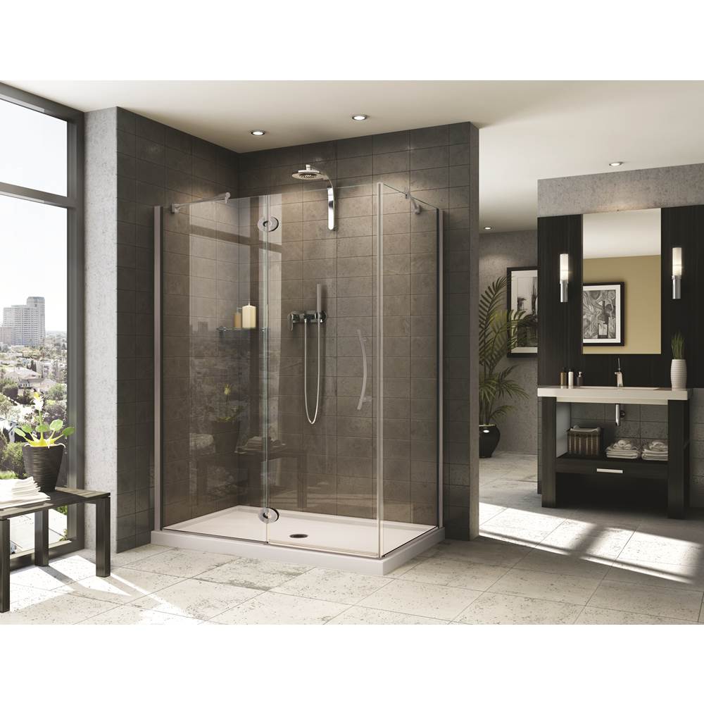 Fleurco - PL LEXUS INL RET/49/32/BR NK/CLR/LFT/RCT HG/STR HND/FL TB - Brushed Nickel