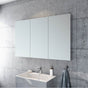 Fleurco - MEDICINE CABINET/TRI-VIEW/FLAT/60''X30'' - Chrome