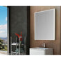 Fleurco - LUNA HALO LIGHTED MEDICINE CABINET/BI-VIEW/FLAT/30''X30'' - Sandblasted