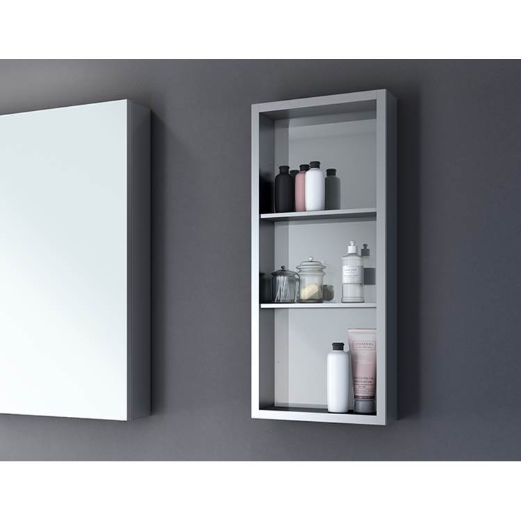 Fleurco - MEDICINE CABINET/ NO MIRROR/ 12''X36'' - Chrome
