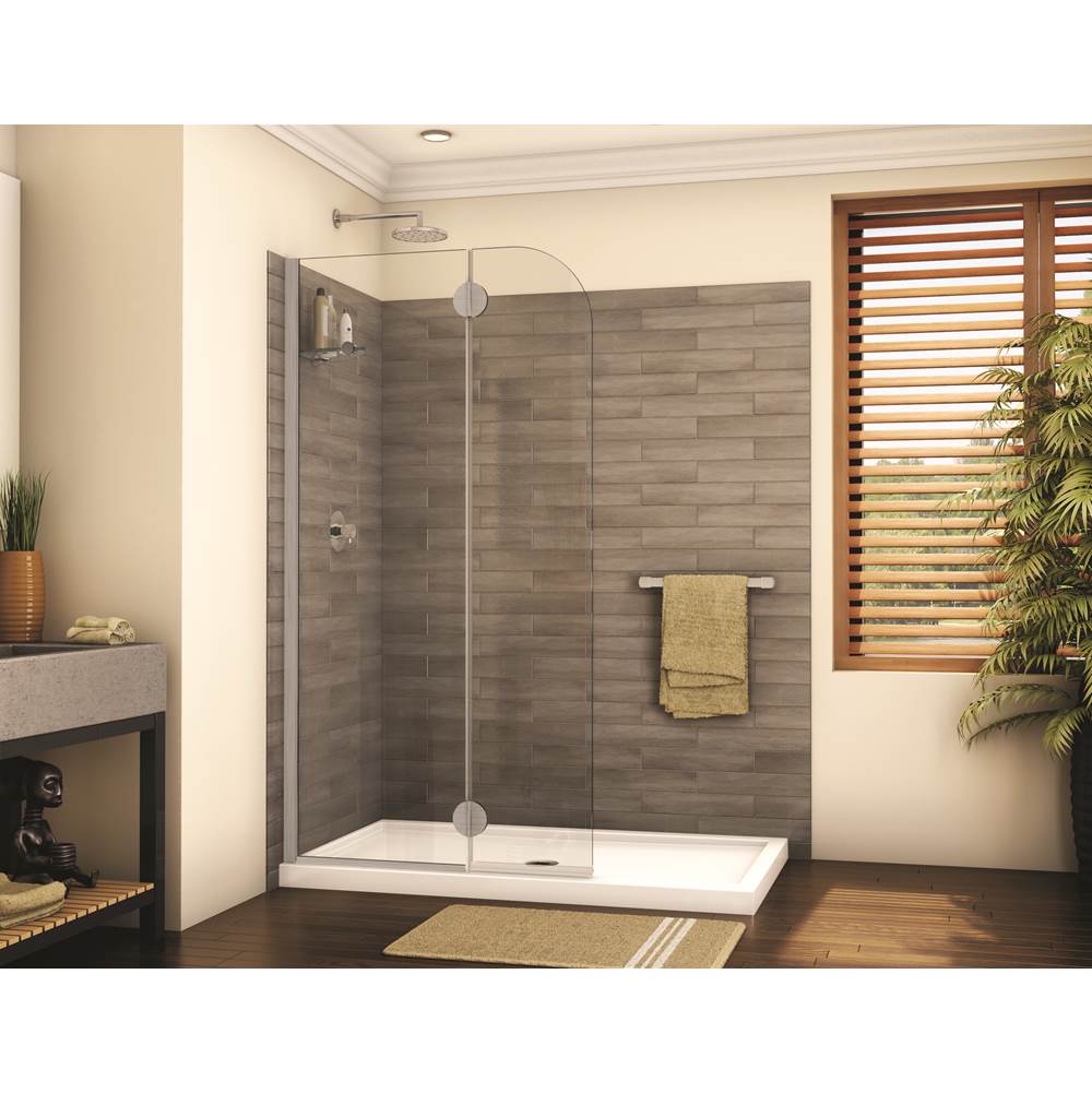 Fleurco - MONACO RD SHW SHD/BR NK/CLR/LFT/OV HG - Brushed Nickel