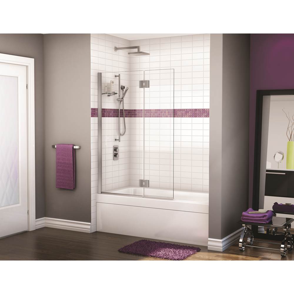 Fleurco - MONACO SQ TUB SHD/BR NK/CLR/LFT/RCT HG - Brushed Nickel