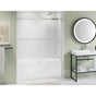 Fleurco - GEMINI 6MM TUB 60''W/BRUSHED GOLD/SEKUR Plus - Brushed Gold
