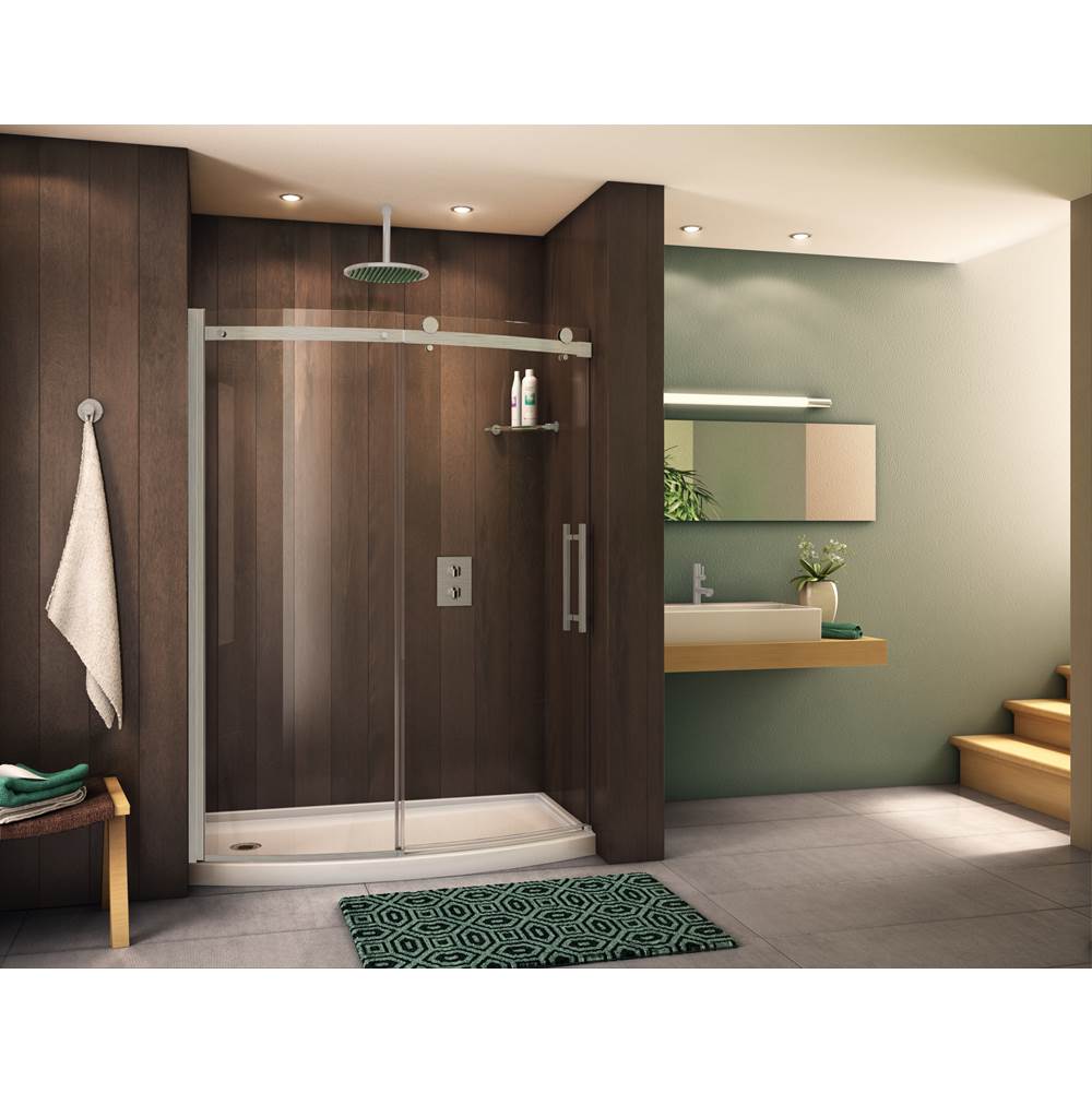 Fleurco - NOVARA BOWFRONT/BR NK/CLR/LFT - Brushed Nickel
