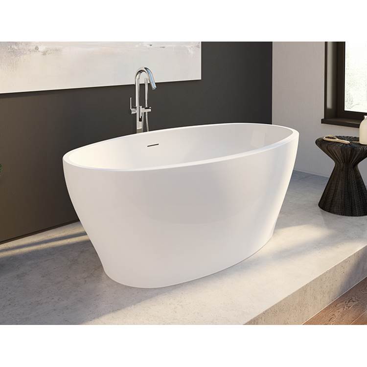 Fleurco - OPUS OCTAVE TUB/5931/WHITE/WHITE DRAIN COVER - White