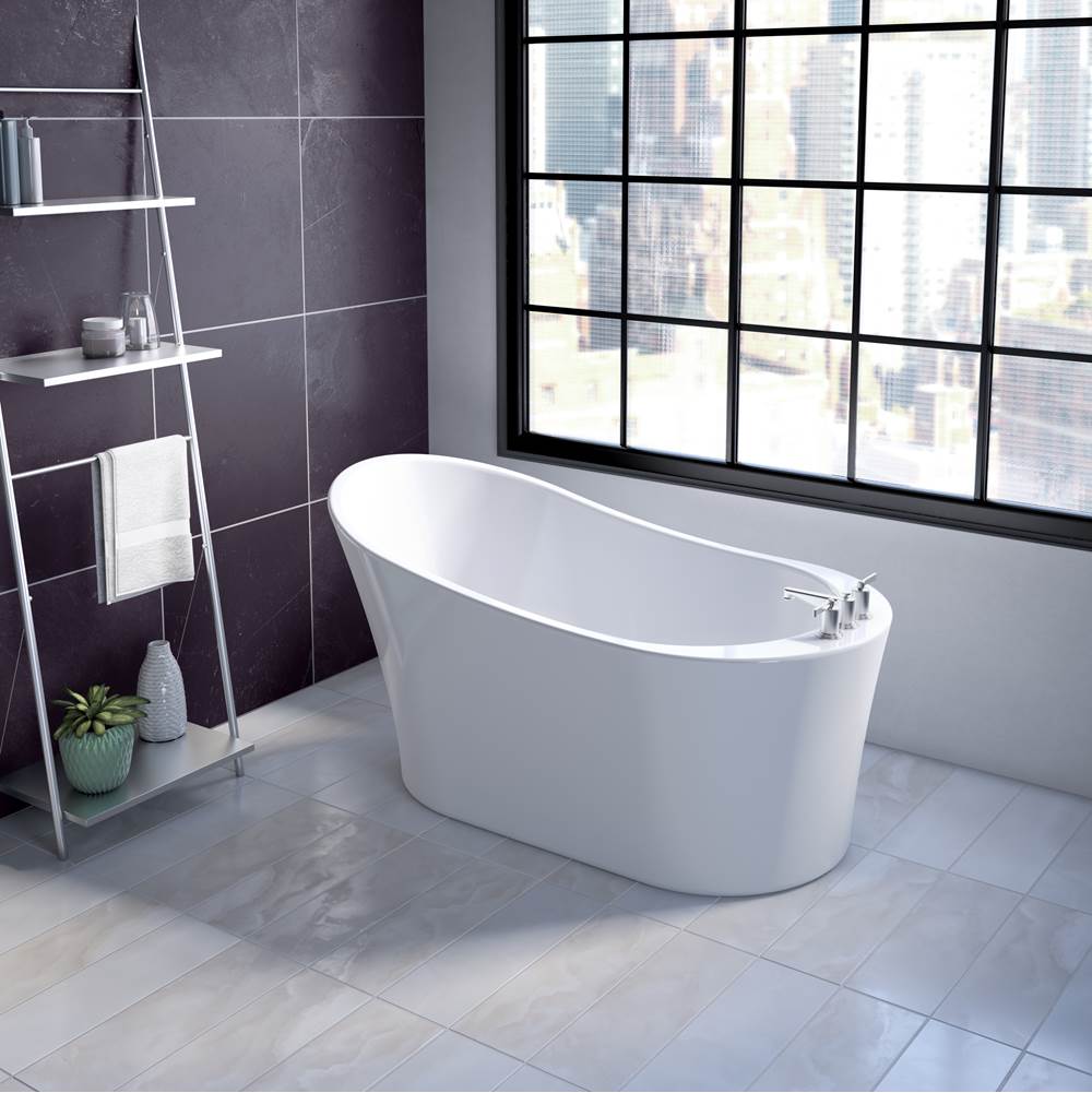 Fleurco - OPUS CONCERTO TUB/5931/WHITE/WHITE DRAIN COVER - White