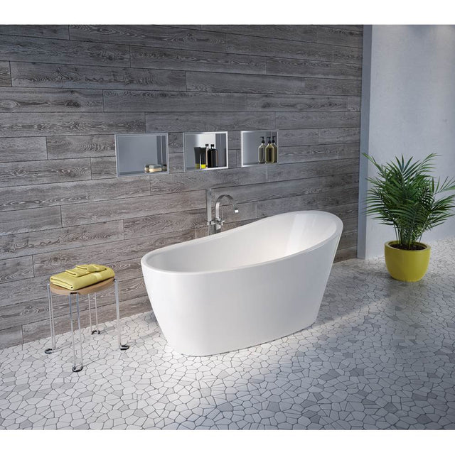Fleurco - OPUS VERISMO TUB/5931/WHITE/WHITE DRAIN COVER - White
