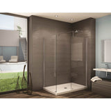Fleurco - PETRA ''V'' PAN/BR NK/CLR/RGT - Brushed Nickel