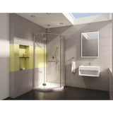 Fleurco - PURA NEO 6MM/36/BRUSHED NICKEL/CLEAR - Brushed Nickel