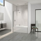 Fleurco - EVOL RD TUB SHD/58''H/10MM/CHR/CLR/OV HG - Chrome