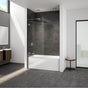 Fleurco - SOLO TUB SHD/29'' W X 63''H/10MM/CHR/CLR/OV HG - Chrome