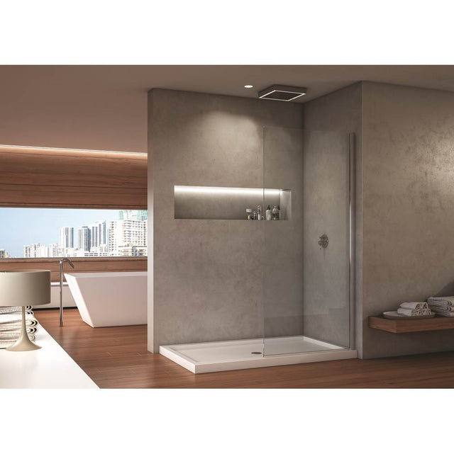 Fleurco - STATION /CHROME / CLEAR 10MM,DOUBLE SIDES WITH MICROTEK - Chrome