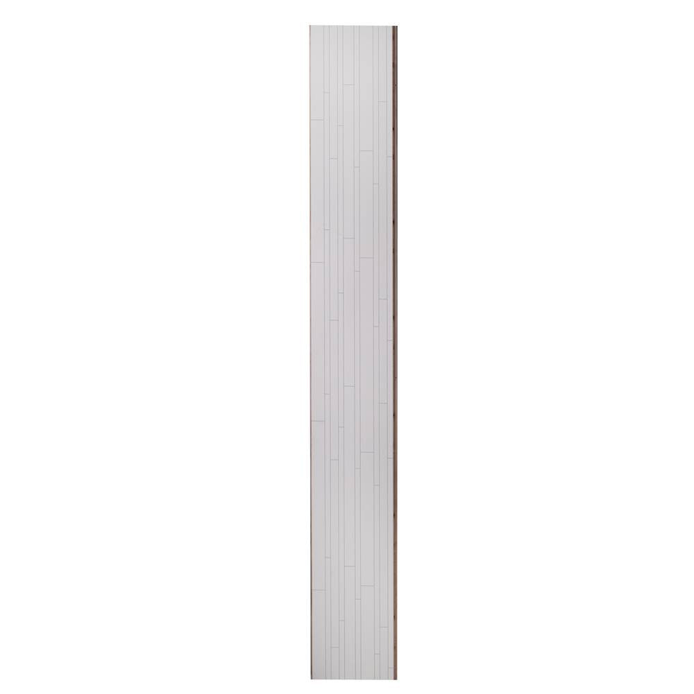 Fleurco - Fibo wall accent panel, 12.6 x 94.5,WHITE SLATE 4091, click 2 sides