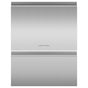 Fisher & Paykel - Stainless Accessory Doors for Double, Tall, Panel Ready, Recessed Handle