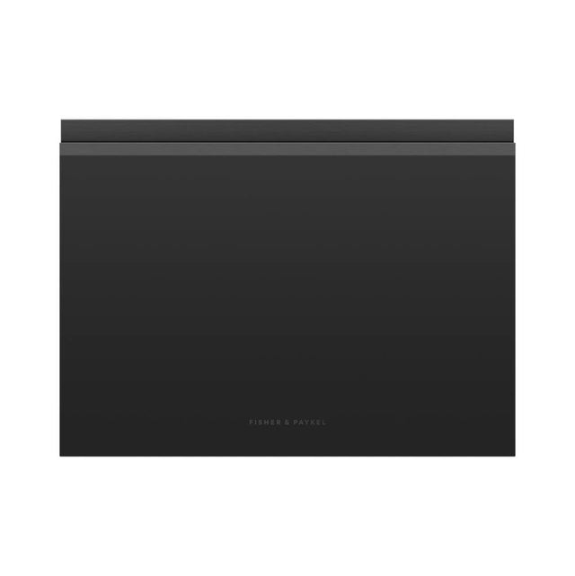 Fisher & Paykel - Matte Black Glass Doors for Single, Tall, Panel Ready, Recessed Handle