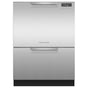 Fisher & Paykel - Stainless Steel,Tall, 6 Wash Cycles, 14 Place Settings, Pocket Handle, Water Softener - Stainless Steel