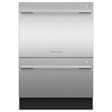 Fisher & Paykel - Stainless Steel, Tall, 6 Wash Cycles, 14 Place Settings, Contemporary Handle - Stainless Steel