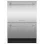 Fisher & Paykel - Stainless Steel, Tall, 6 Wash Cycles, 14 Place Settings, Professional Round Flush Handle - Stainless Steel