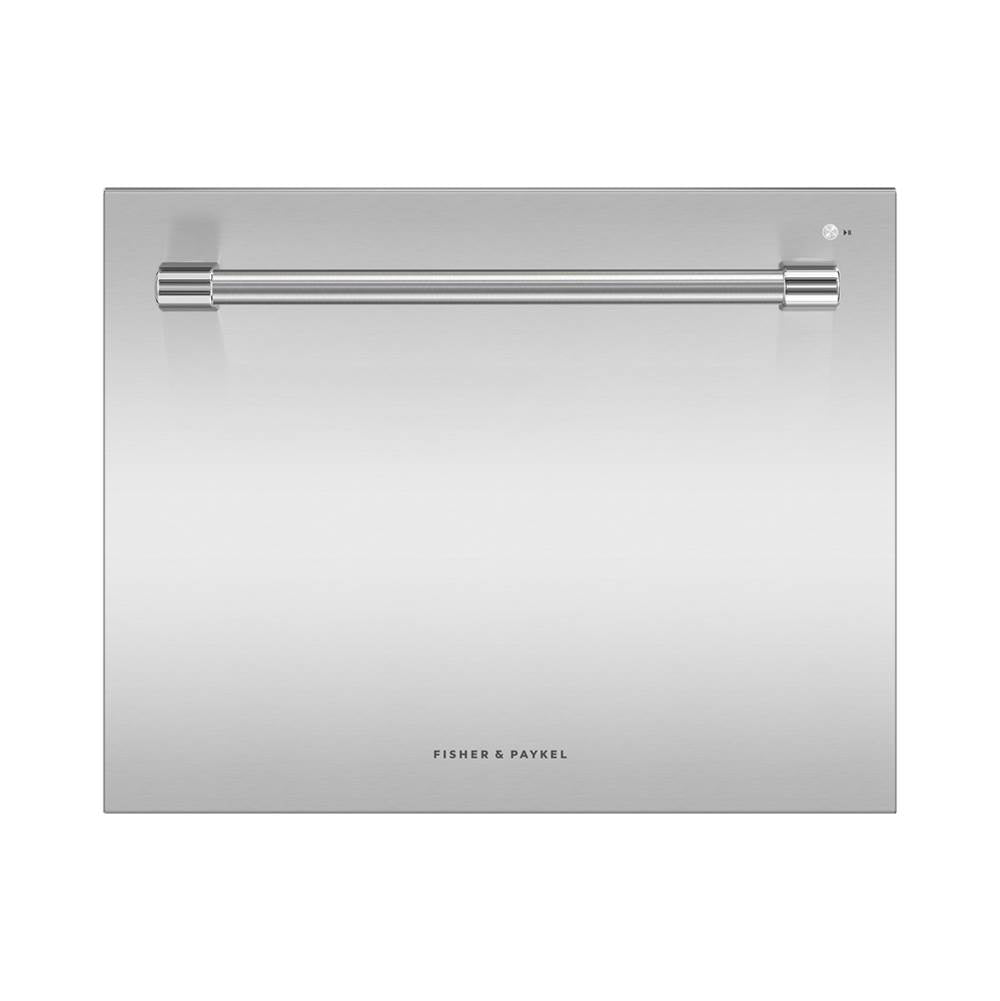 Fisher & Paykel - Stainless Steel, Tall, 6 Wash Cycles, 7 Place Settings, Professional Round Flush Handle - Stainless Steel