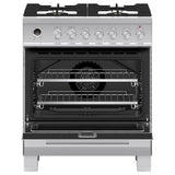 30'' Range, 4 Burners, Self-cleaning, with Hob Rail