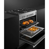 36'' Range, 5 Burners, with Hob Rail