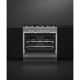 36'' Range, 5 Burners, with Hob Rail