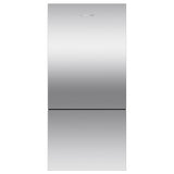 Fisher & Paykel - 32'' Bottom Mount Refrigerator Freezer, Stainless Steel, 17.5 cu ft, Non Ice & Water, Counter Depth, Right Hinge, Recessed Handles - Stainless Steel