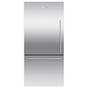 Fisher & Paykel - 32'' Bottom Mount Refrigerator Freezer, Stainless Steel, 17.1 cu ft, Ice Only, Counter Depth, Right Hinge, Contemporary Square Handle - Stainless Steel