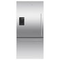 Fisher & Paykel - 32'' Bottom Mount Refrigerator Freezer, Stainless Steel, 17.1 cu ft, Ice & External Water, Counter Depth, Left Hinge, Contemporary Square Handle - Stainless Steel
