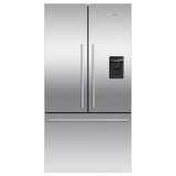 Fisher & Paykel - 36'' French Door Refrigerator Freezer, Stainless Steel, 20.1 cu ft, Ice & External Water, Counter Depth, Contemporary Square Handle