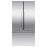 Fisher & Paykel - 36'' French Door Refrigerator Freezer, Stainless Steel, 20.1 cu ft, Non Ice & Internal Water, Counter Depth, Contemporary Square Handle